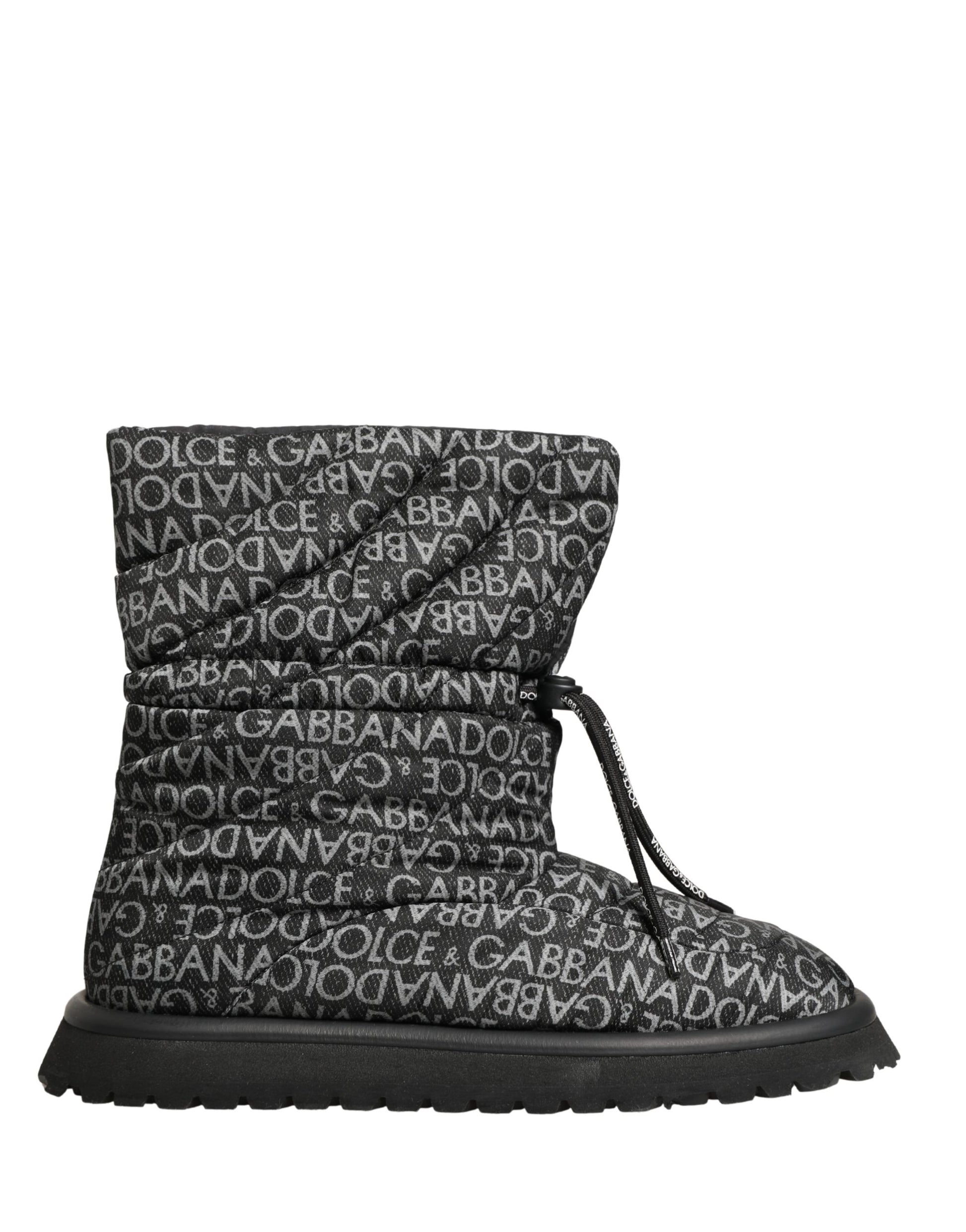 Dolce & Gabbana Black Lace Up Boots for Men alternate view