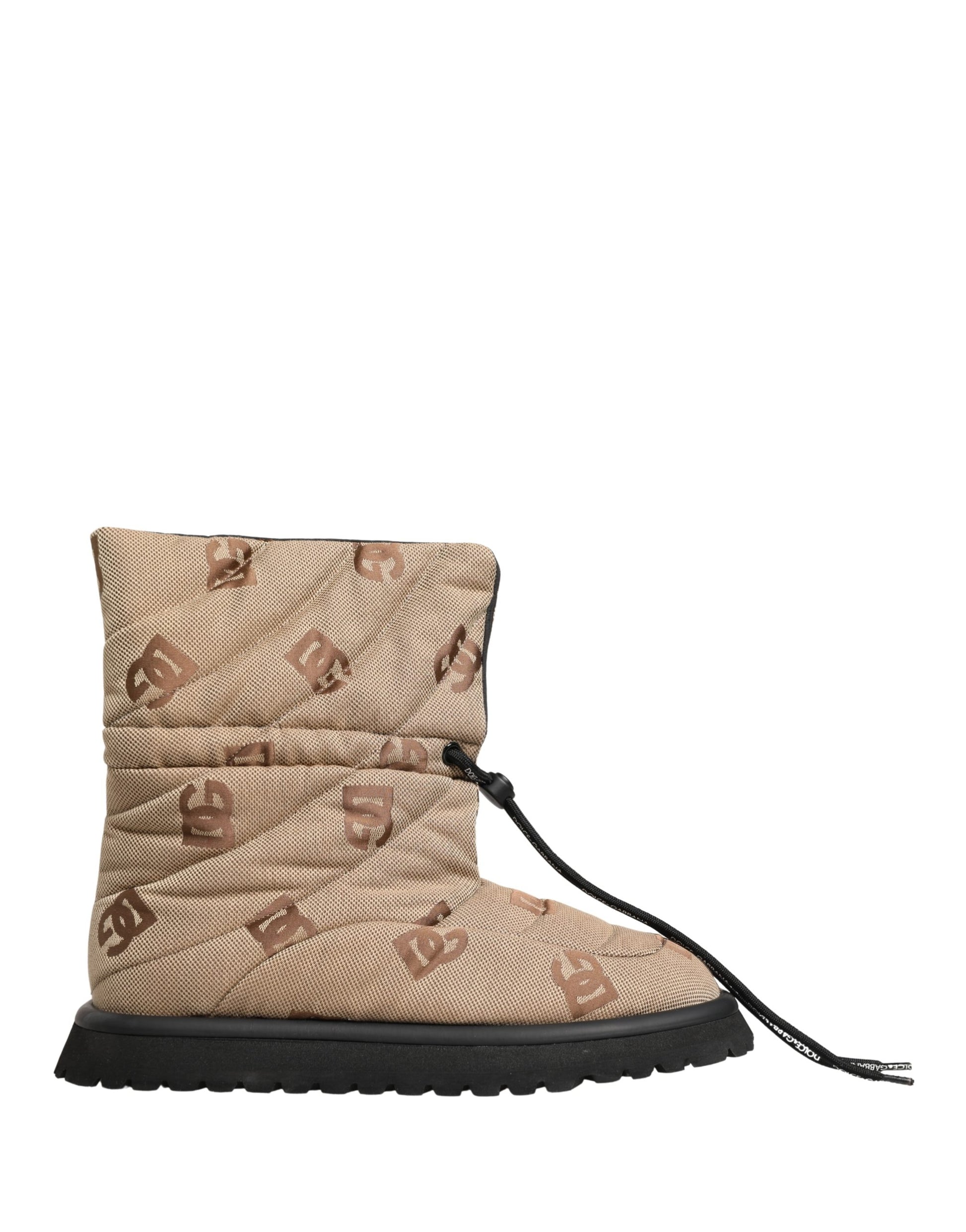 Dolce & Gabbana Brown Lace Up Boots for Men