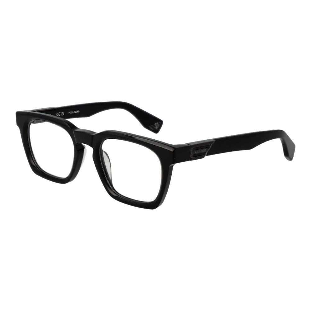 Lunettes (montures) en acétate de cellulose noires Police