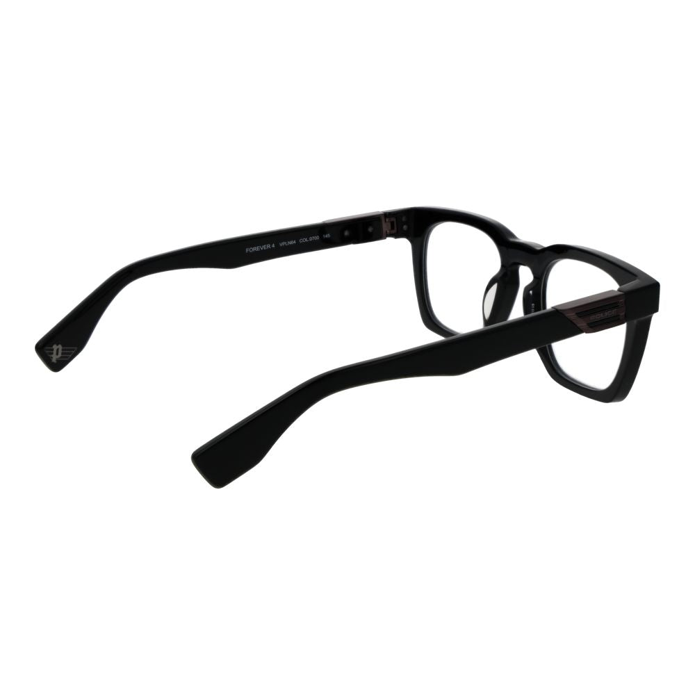 Lunettes (montures) en acétate de cellulose noires Police