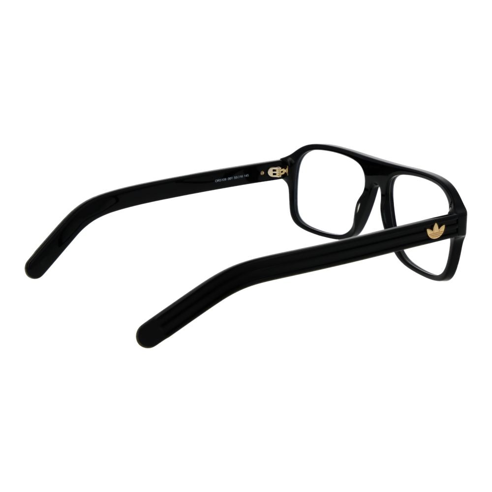 Lunettes Adidas en plastique noir (monture)