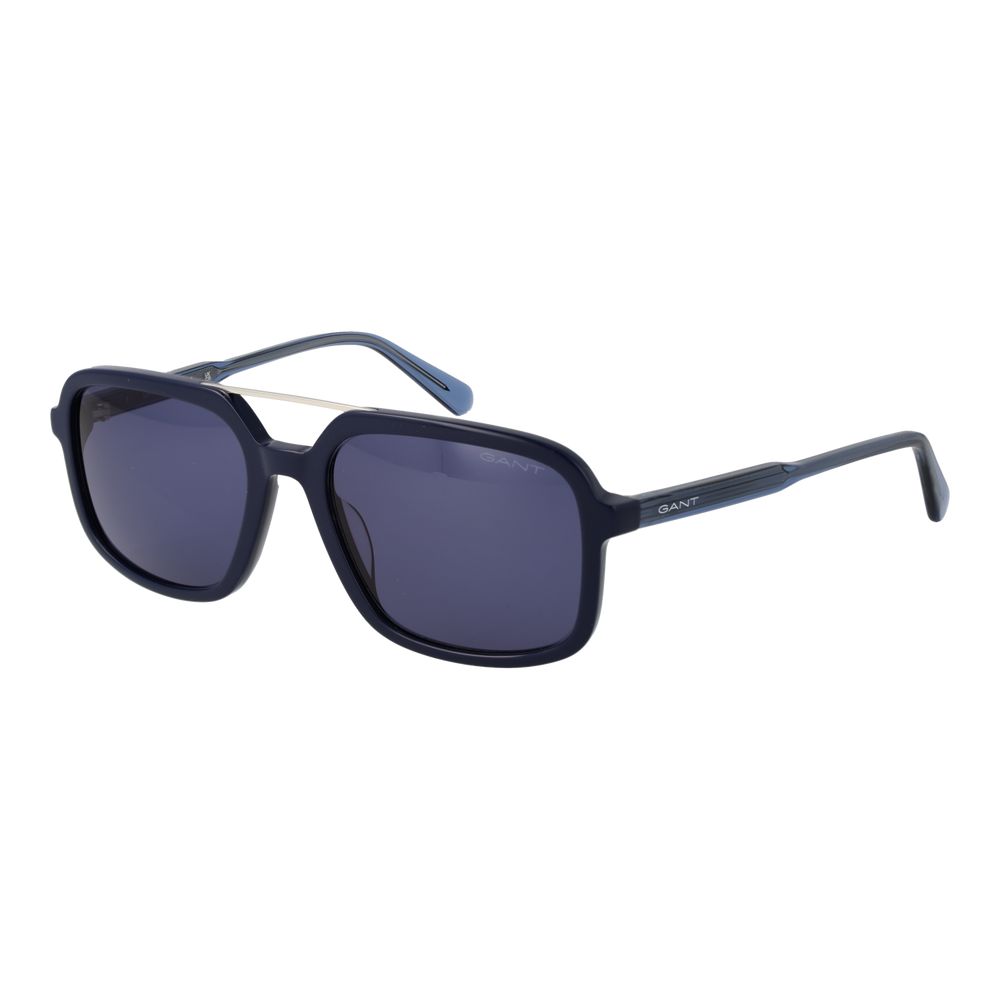 Lunettes de soleil en plastique bleu Gant