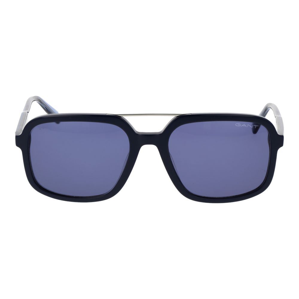 Lunettes de soleil en plastique bleu Gant