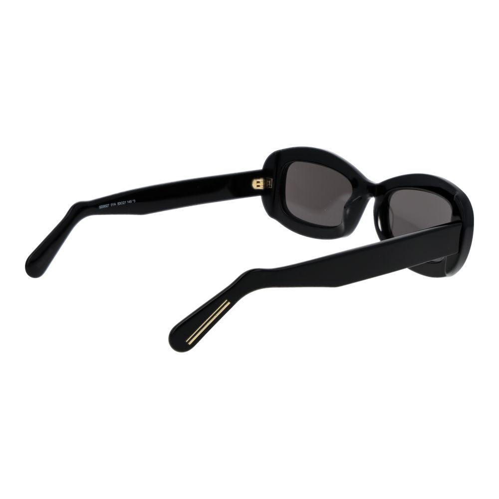 Lunettes de soleil GCDS en plastique noir