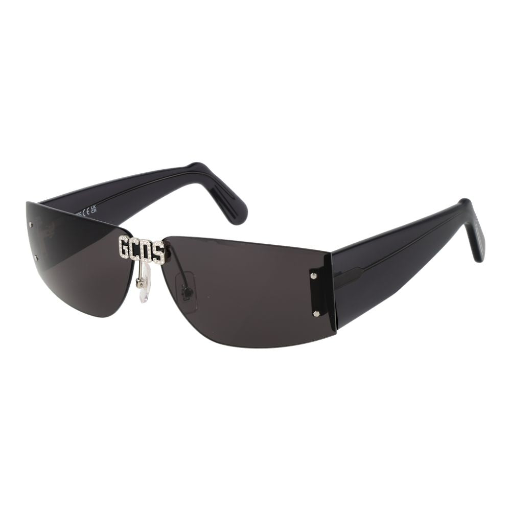 Lunettes de soleil GCDS en plastique noir
