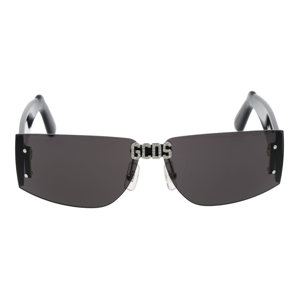 Lunettes de soleil GCDS en plastique noir