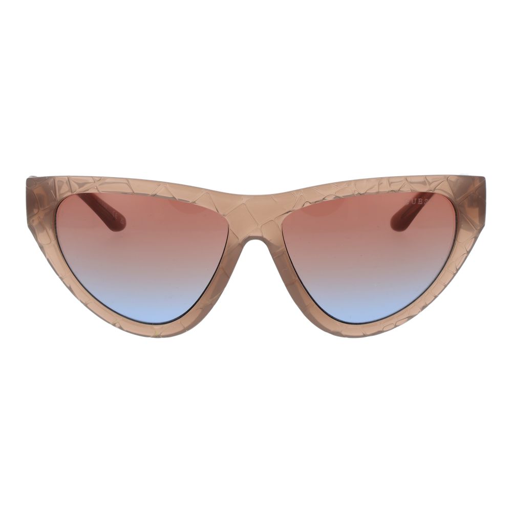 Lunettes de soleil Guess en plastique beige