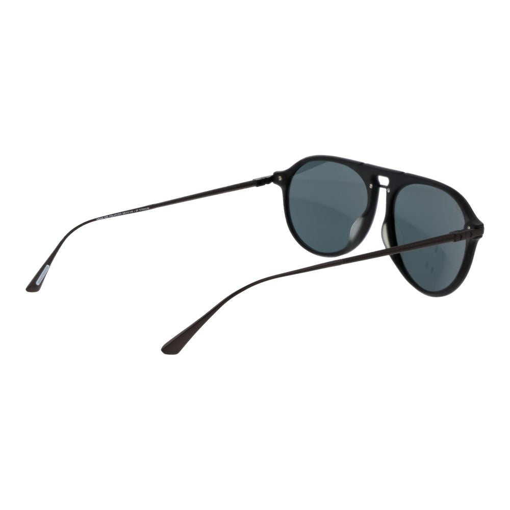 Lunettes de soleil Web en titane noir