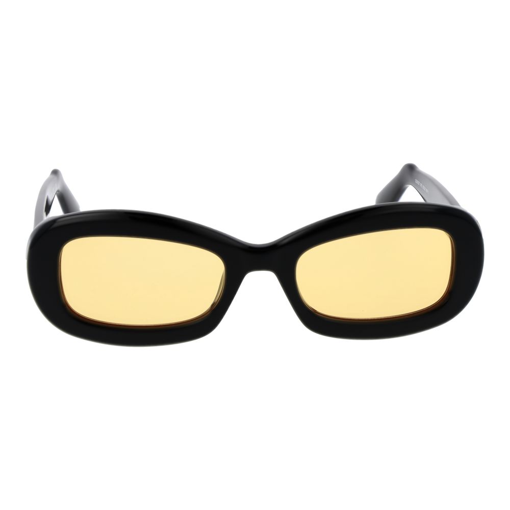 Lunettes de soleil GCDS en plastique noir