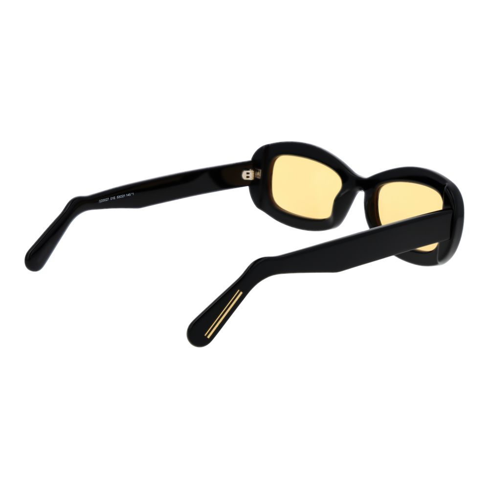 Lunettes de soleil GCDS en plastique noir