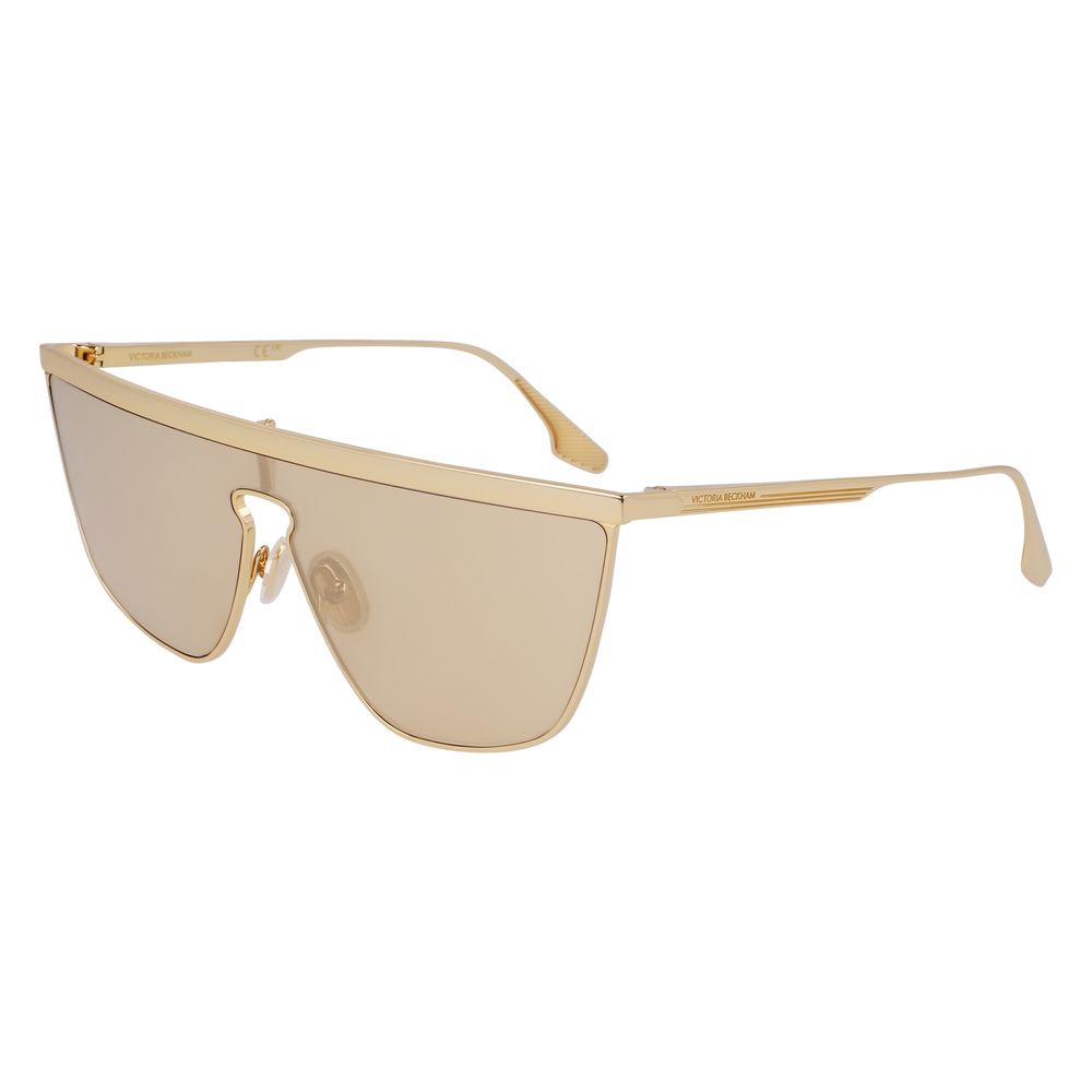 Lunettes de soleil Victoria Beckham en métal doré