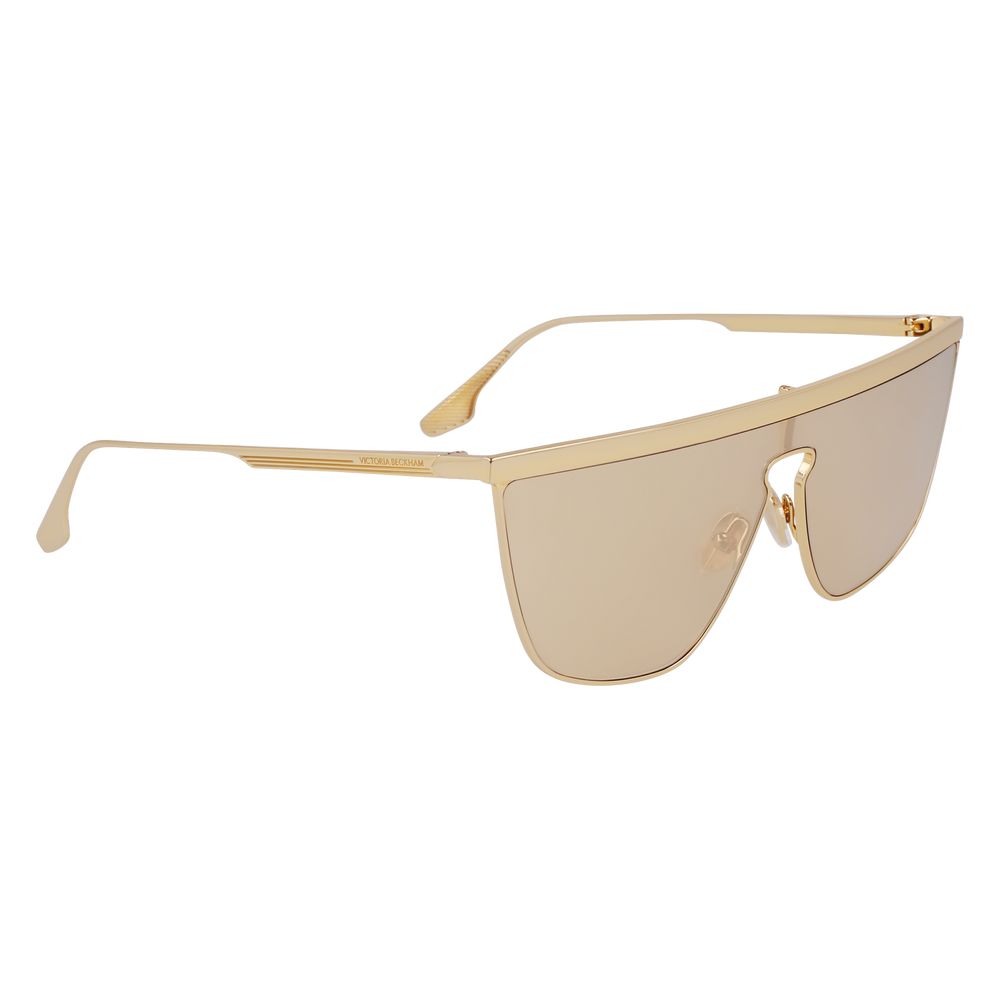 Lunettes de soleil Victoria Beckham en métal doré
