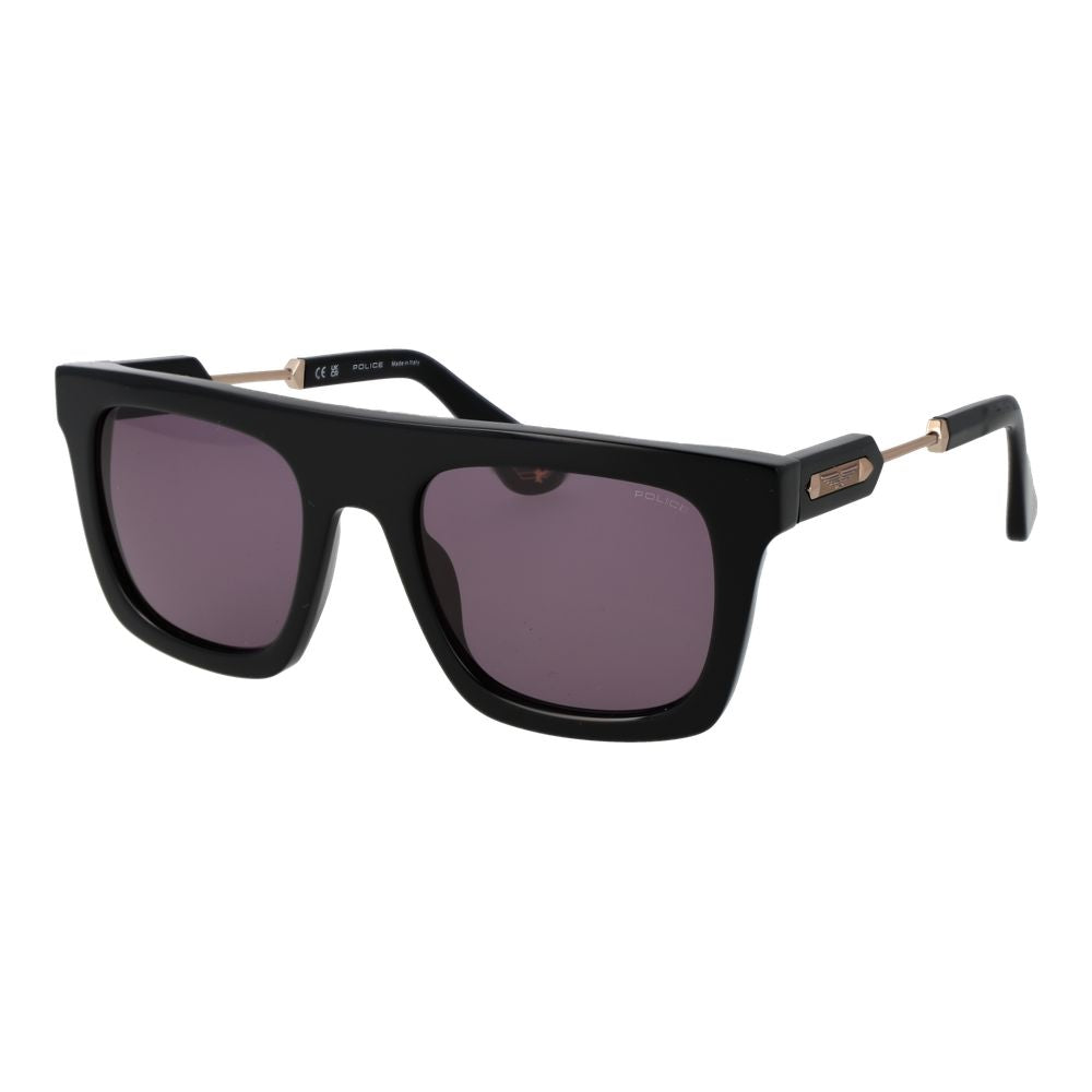 Lunettes de soleil Police en acétate de cellulose noires