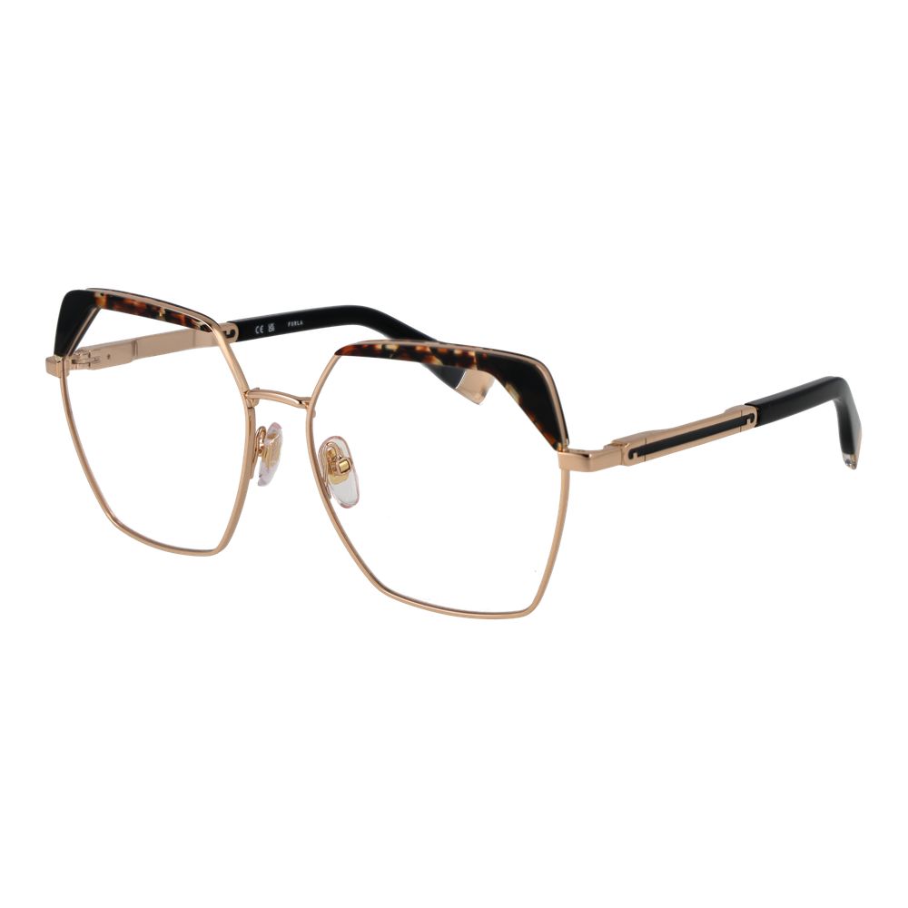 Furla Gold Glasses Frames for Women