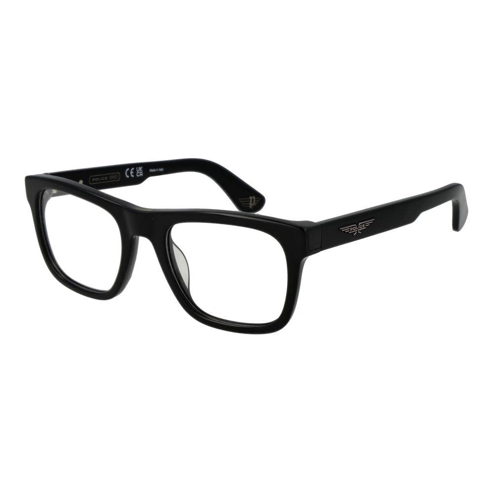 Lunettes (montures) en acétate de cellulose noires Police