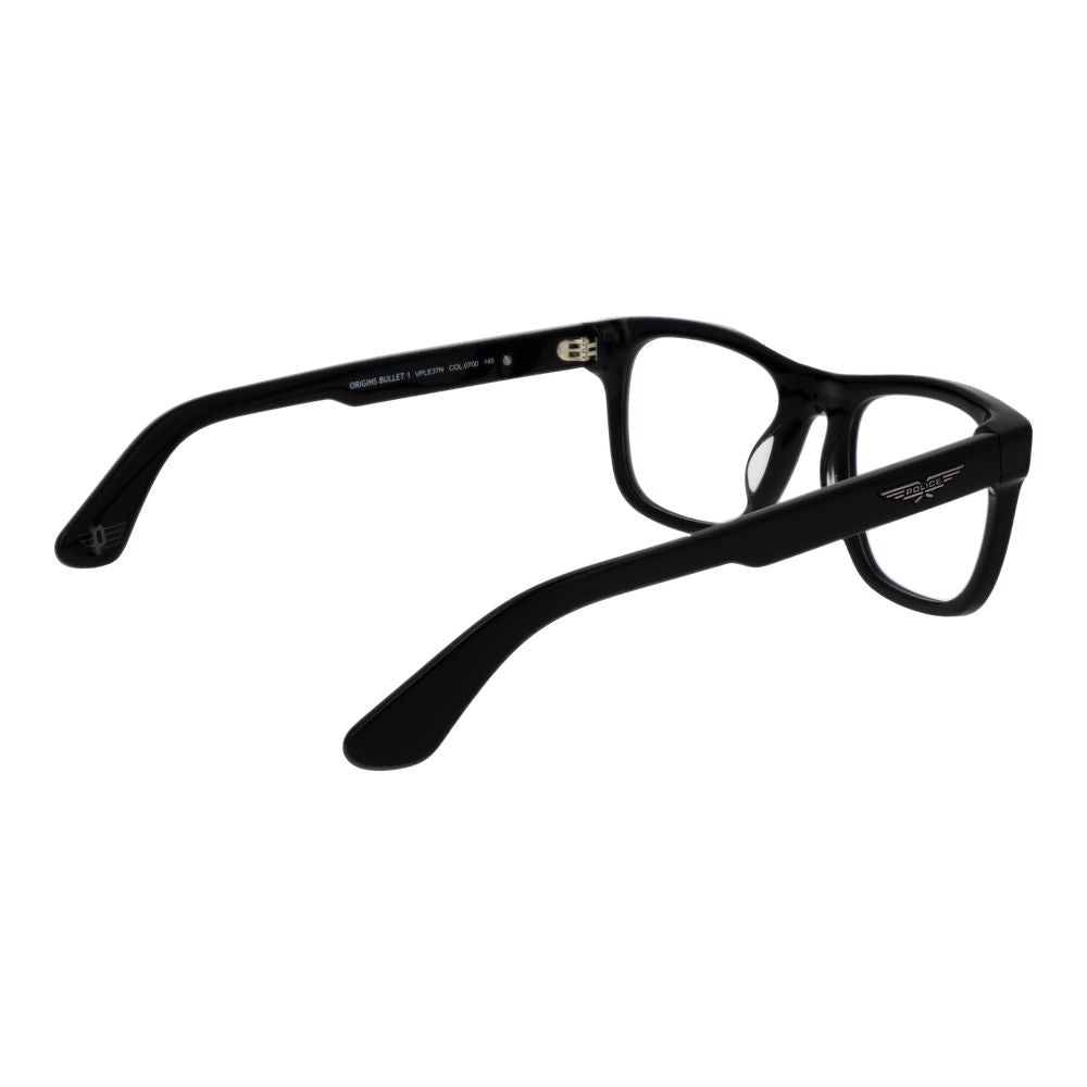 Lunettes (montures) en acétate de cellulose noires Police
