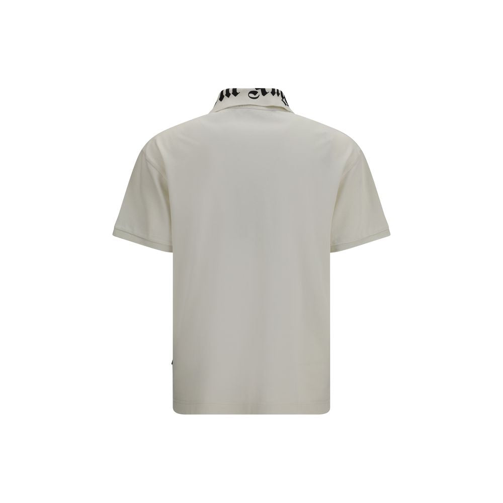 Palm Angels White Polo Shirt for Men alternate view