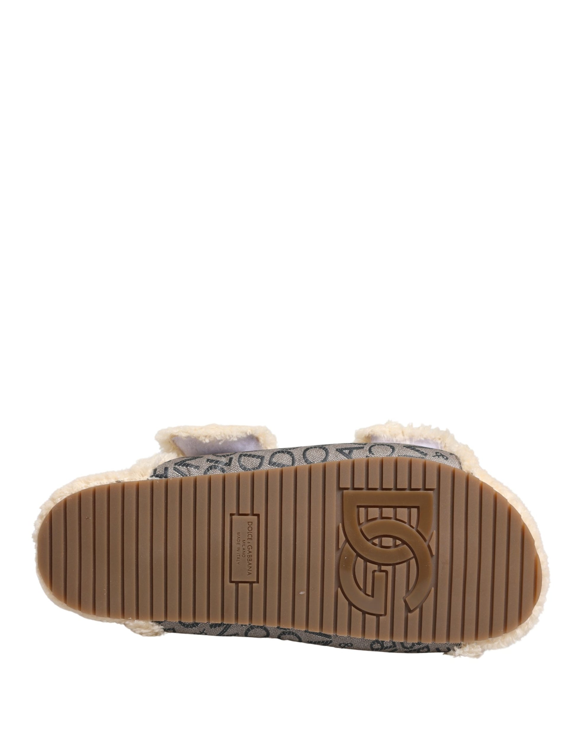 Dolce & Gabbana Beige Slides for Men additional view