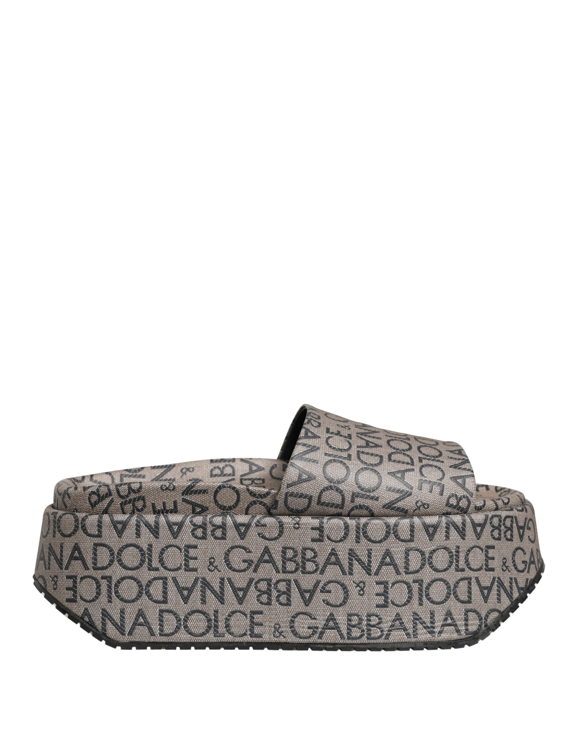Dolce & Gabbana Grey Slides for Men alternate view