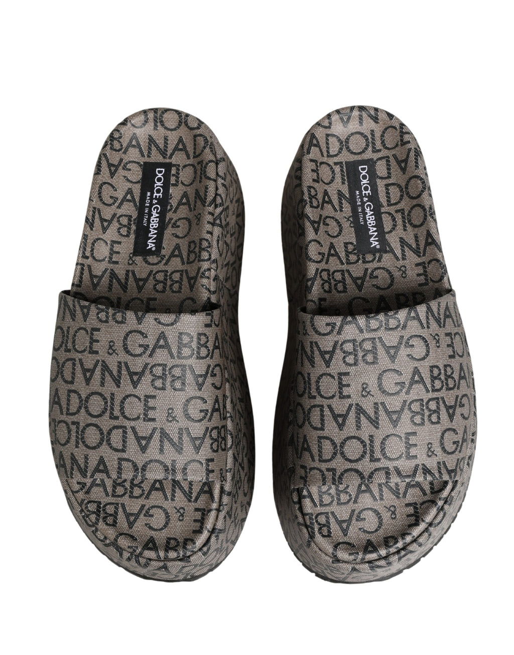 Dolce & Gabbana Grey Slides for Men additional view