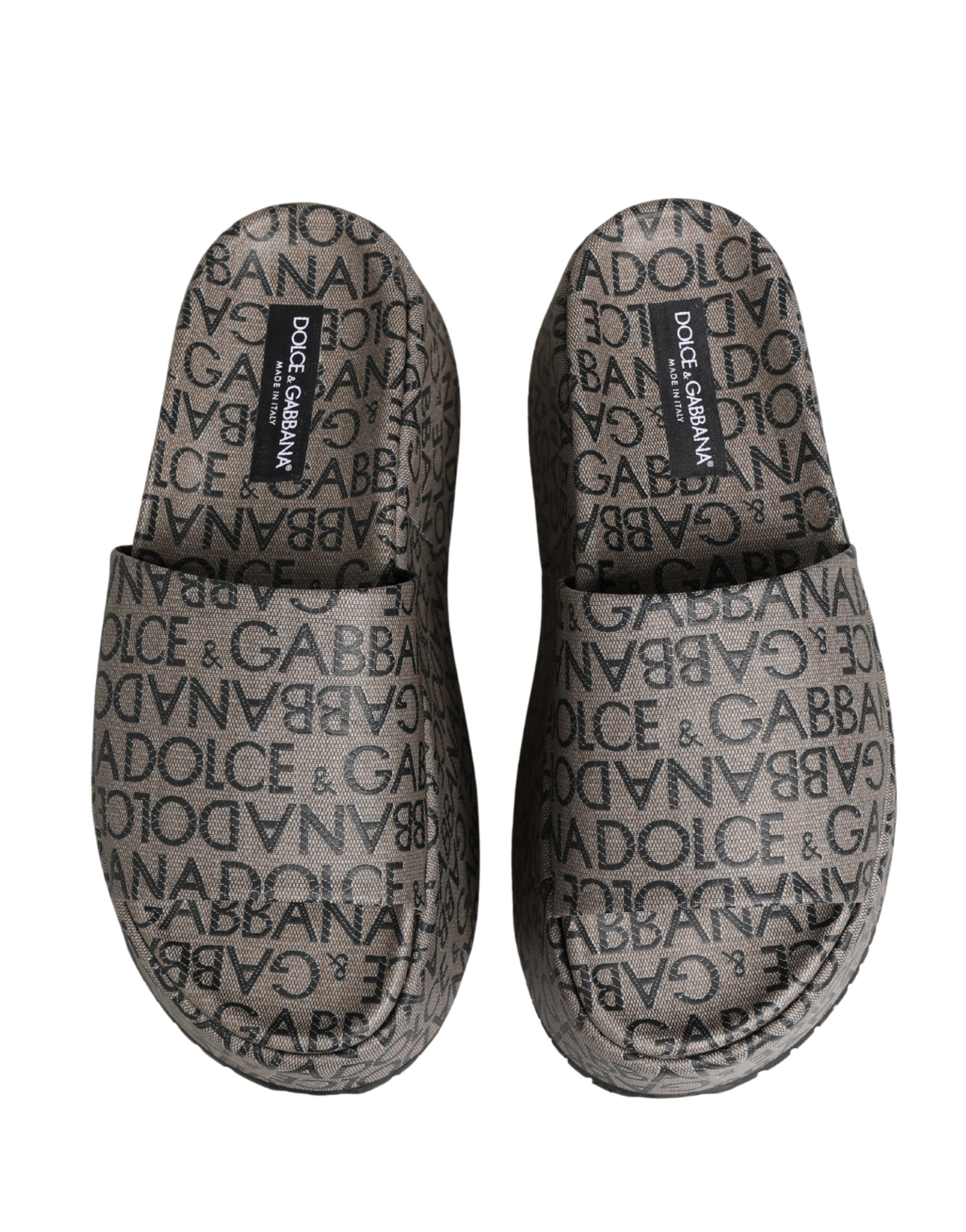 Dolce & Gabbana Grey Slides for Men additional view