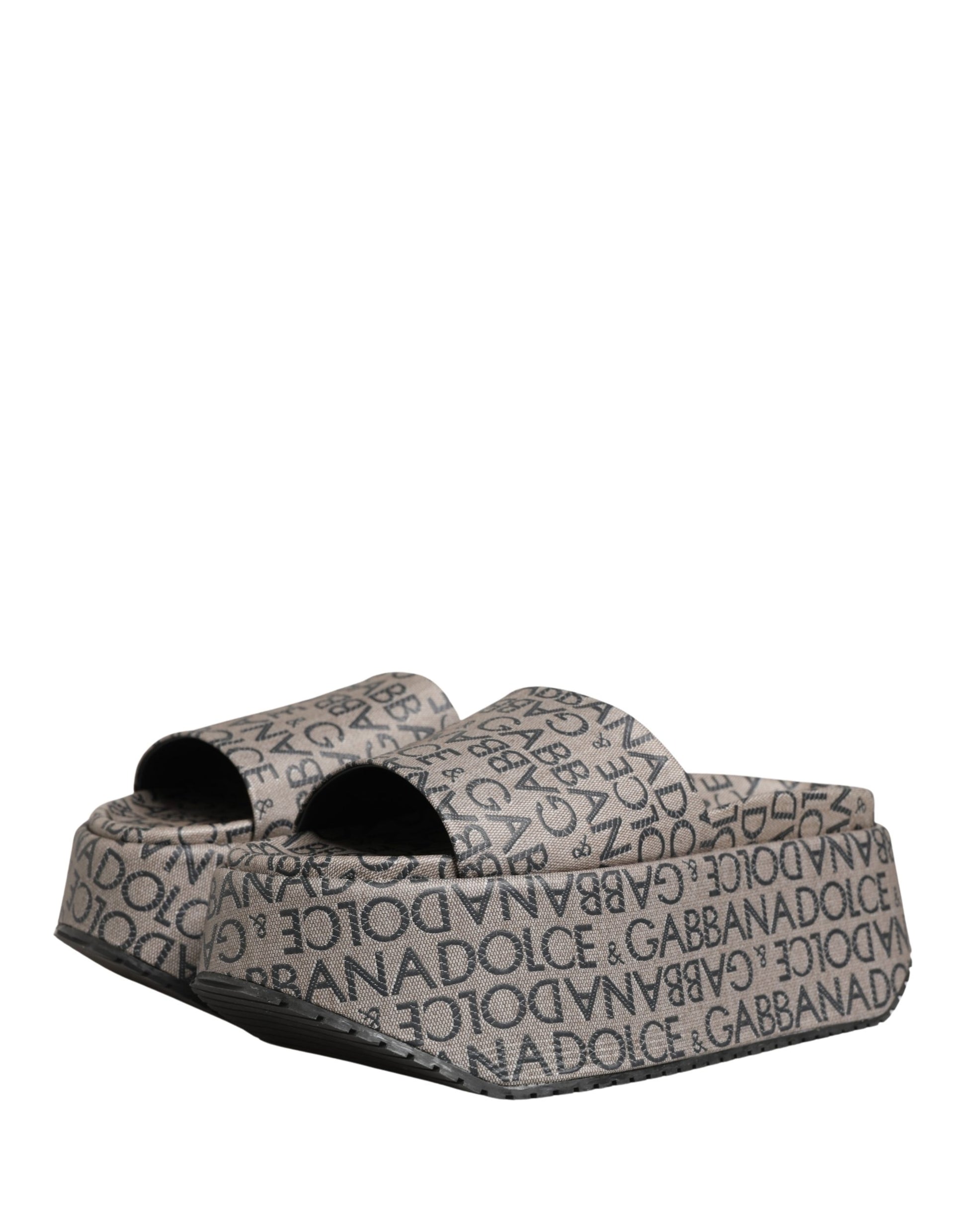 Dolce & Gabbana Grey Slides for Men additional view
