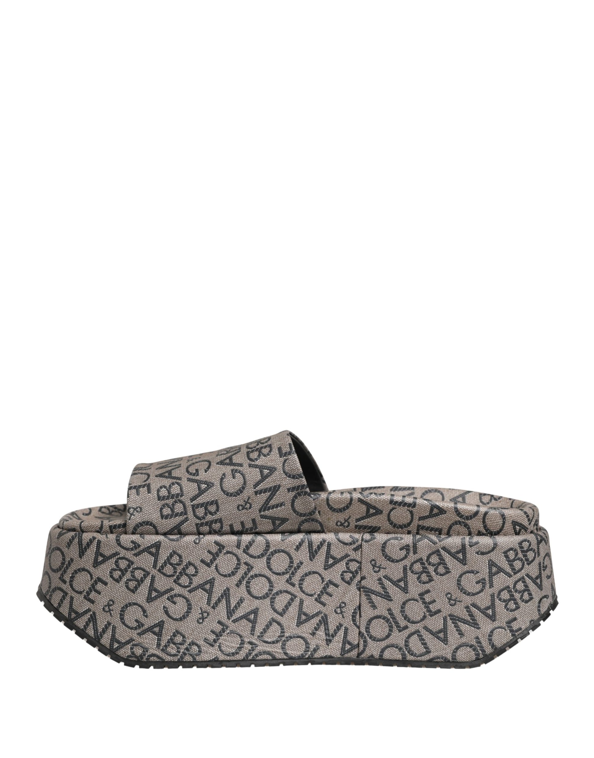 Dolce & Gabbana Grey Slides for Men additional view