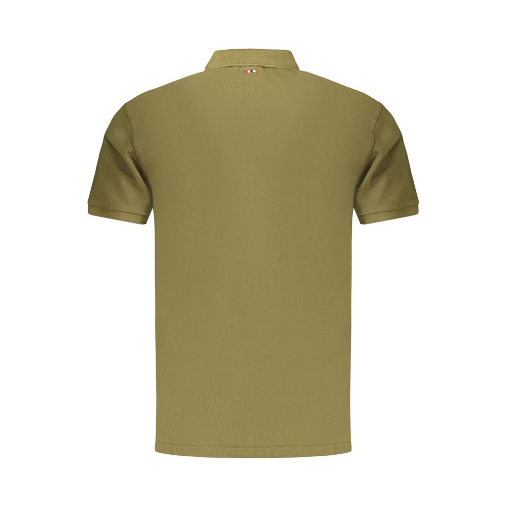 Polo Napapijri Vert en Coton pour Homme