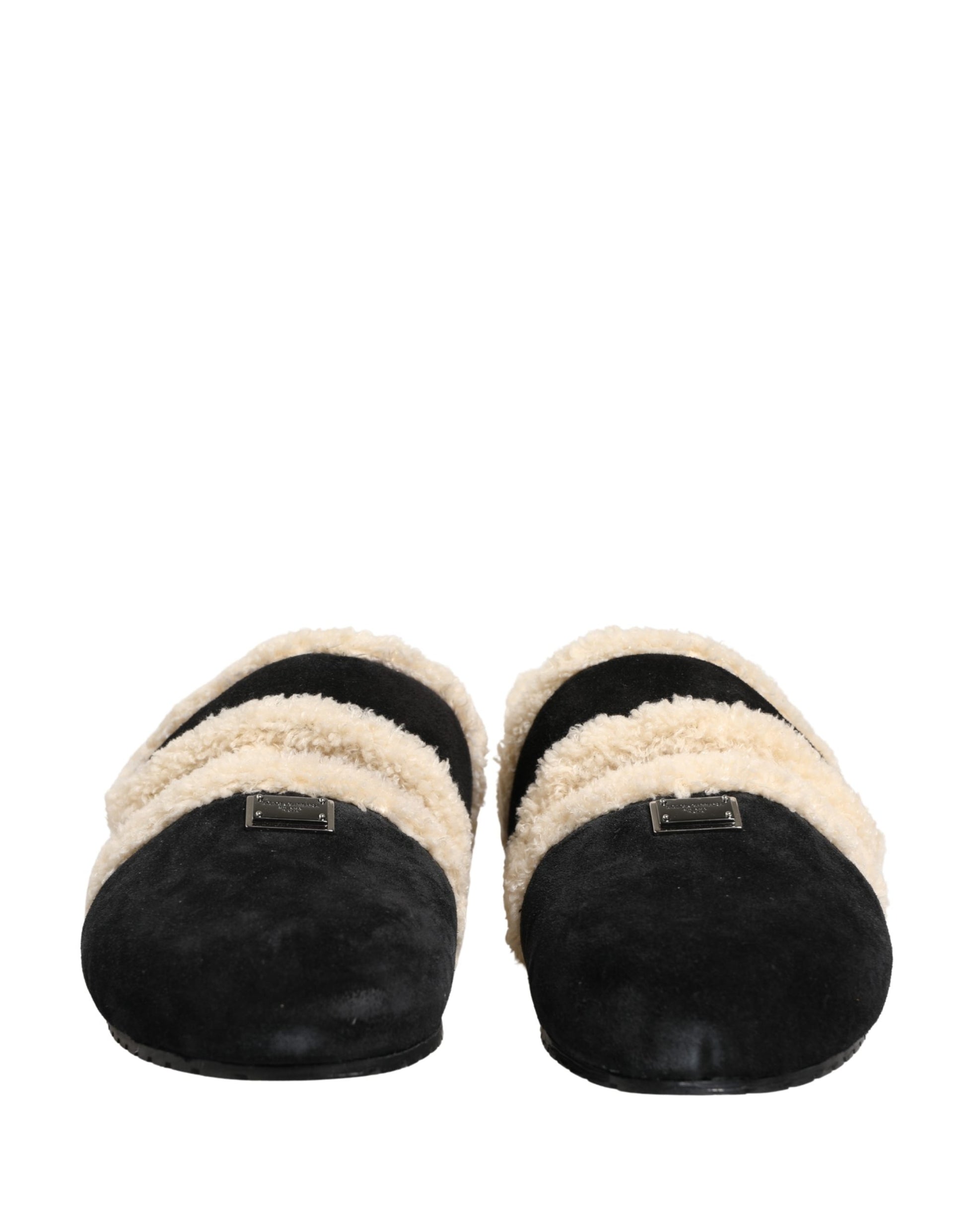 Dolce & Gabbana Beige Slides for Men detail view
