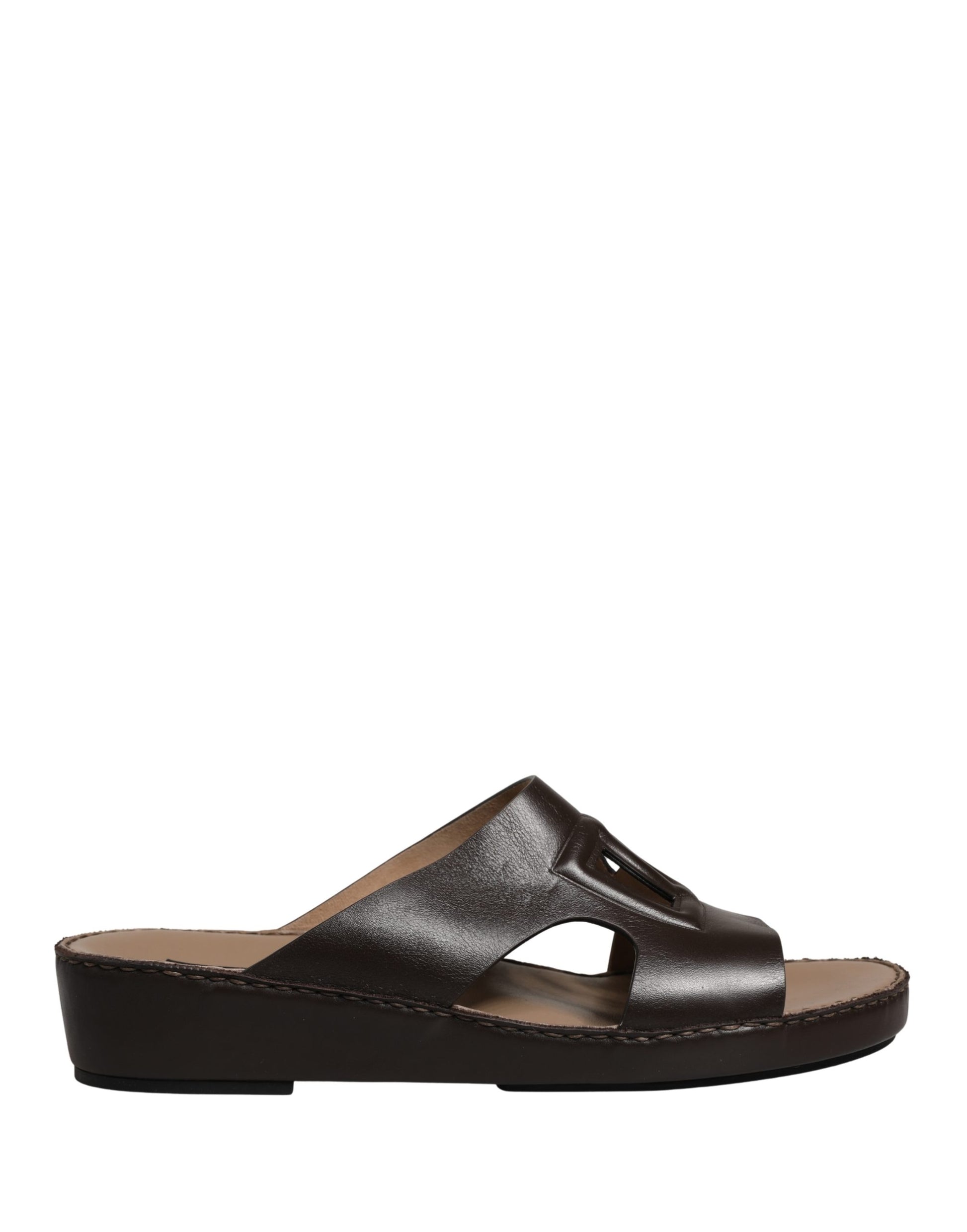 Dolce & Gabbana Brown Slides for Men alternate view