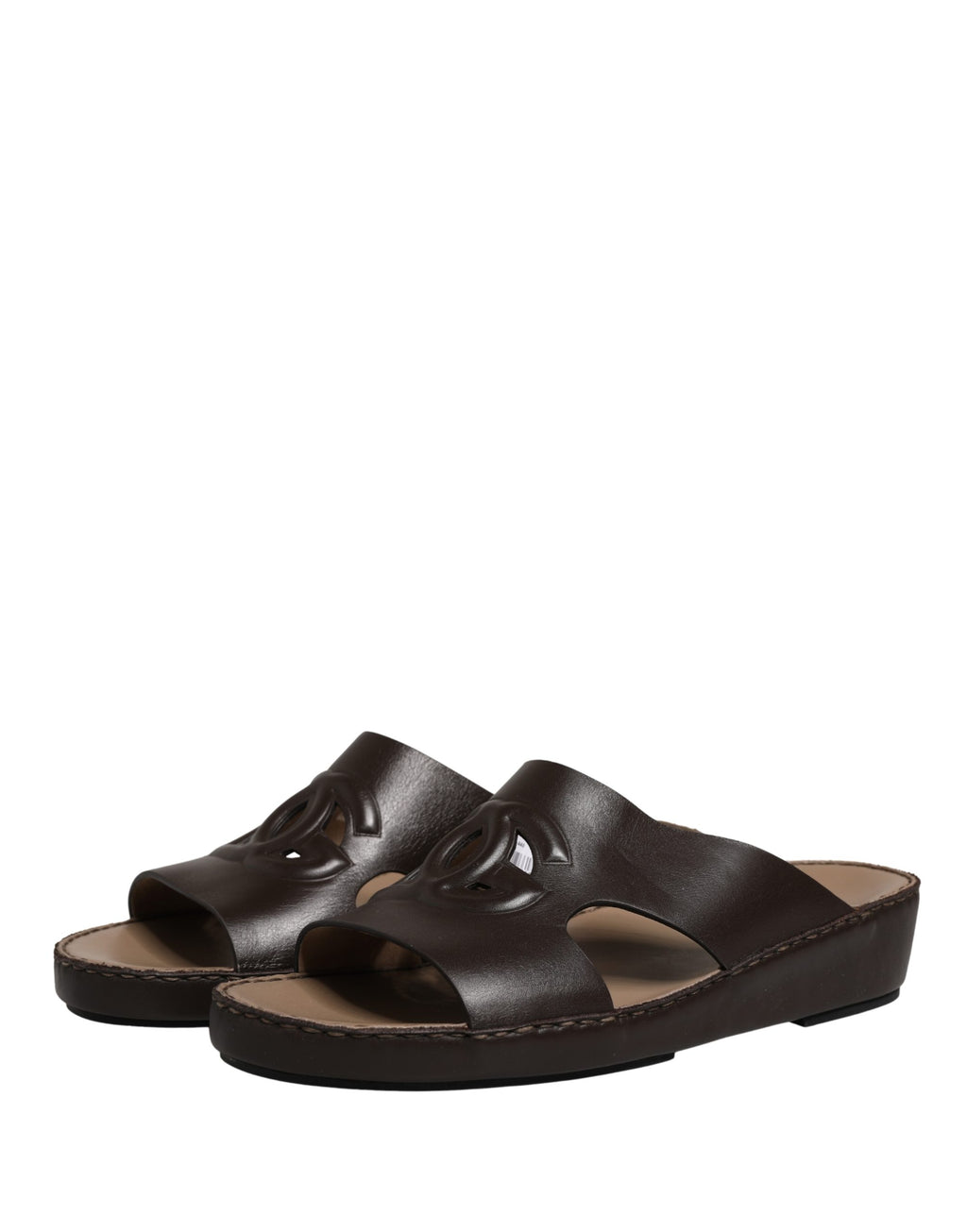 Dolce & Gabbana Brown Slides for Men additional view