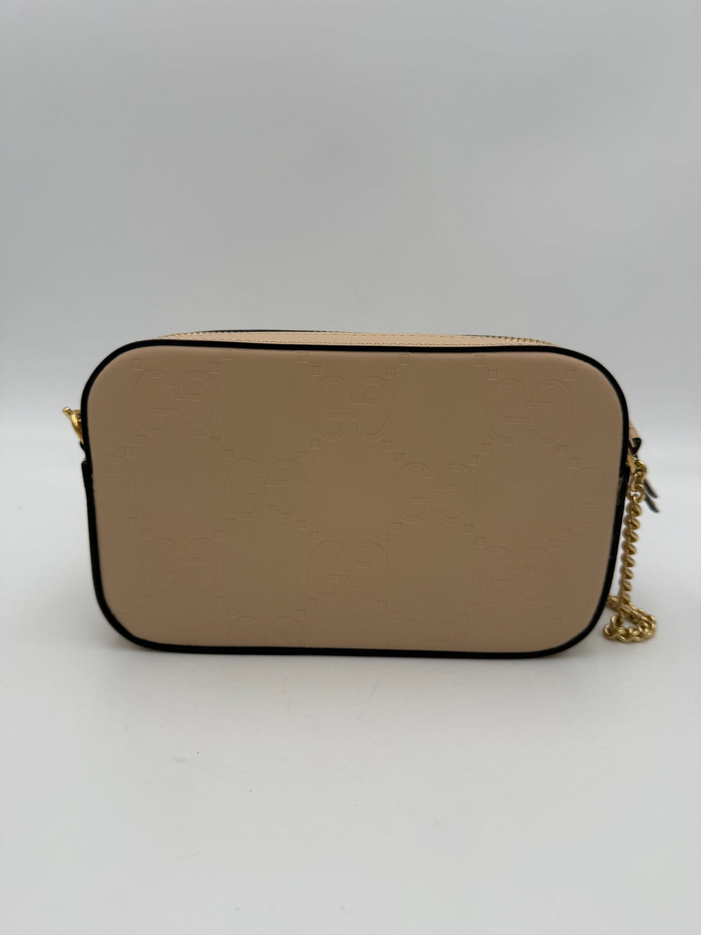 Gucci GUCCI GG Jumbo Beige avec Sac à bandoulière à poche avant