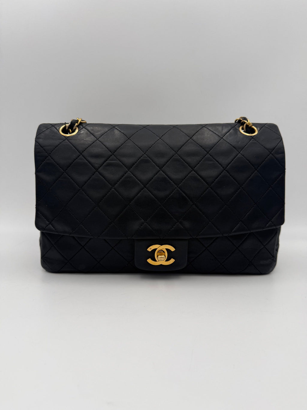 Chanel CHANEL Timeless Classic with Removable Pouch Handbag
