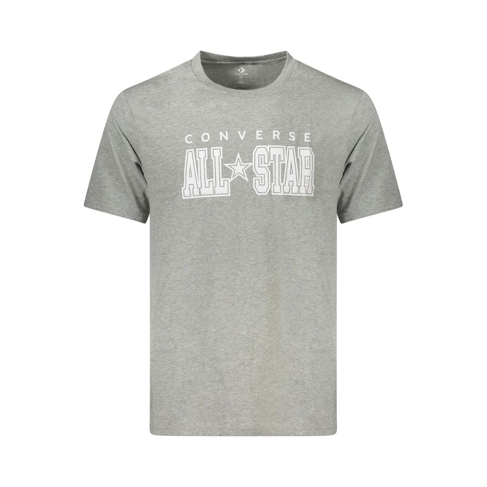 T-shirt en coton gris Converse pour homme