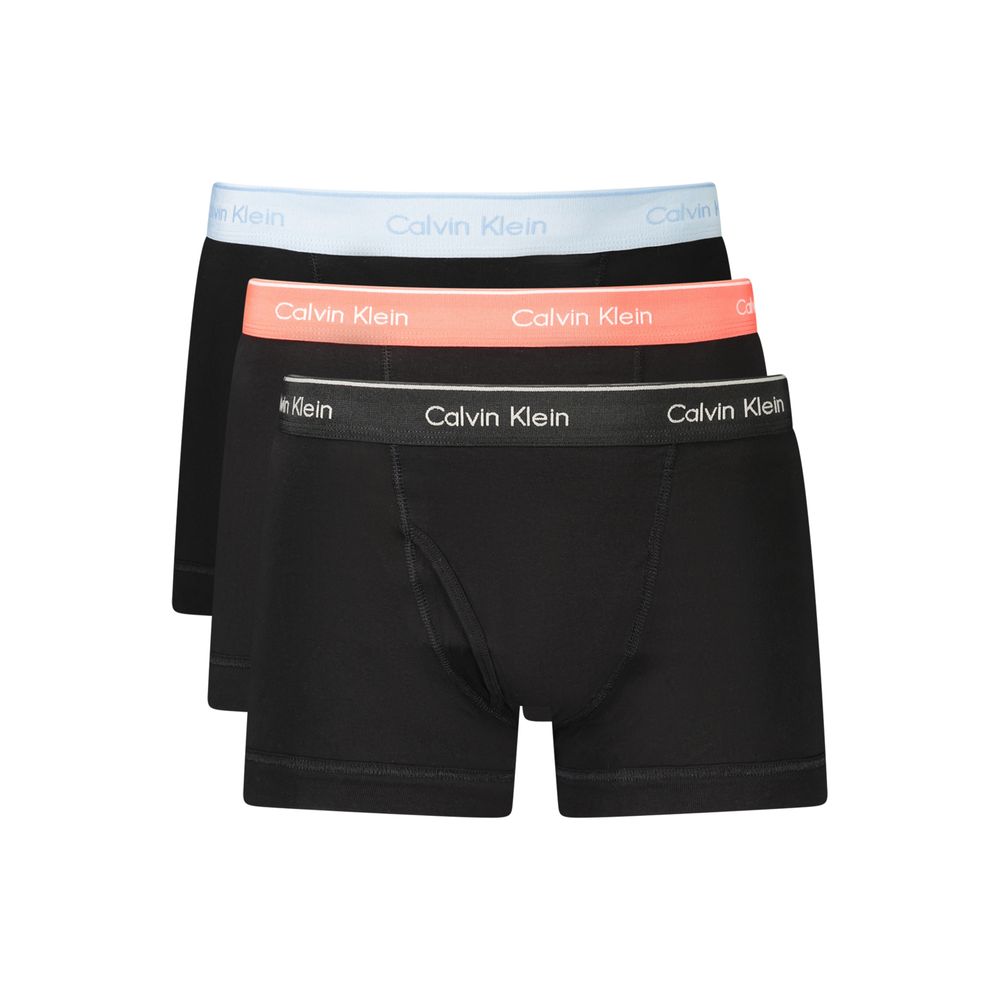 Short pour homme en coton noir Calvin Klein
