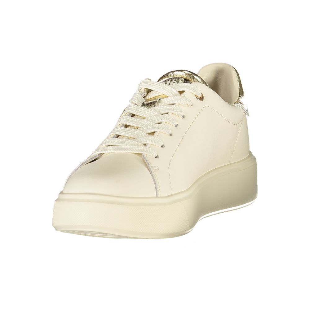 Baskets Blauer en cuir beige pour femme