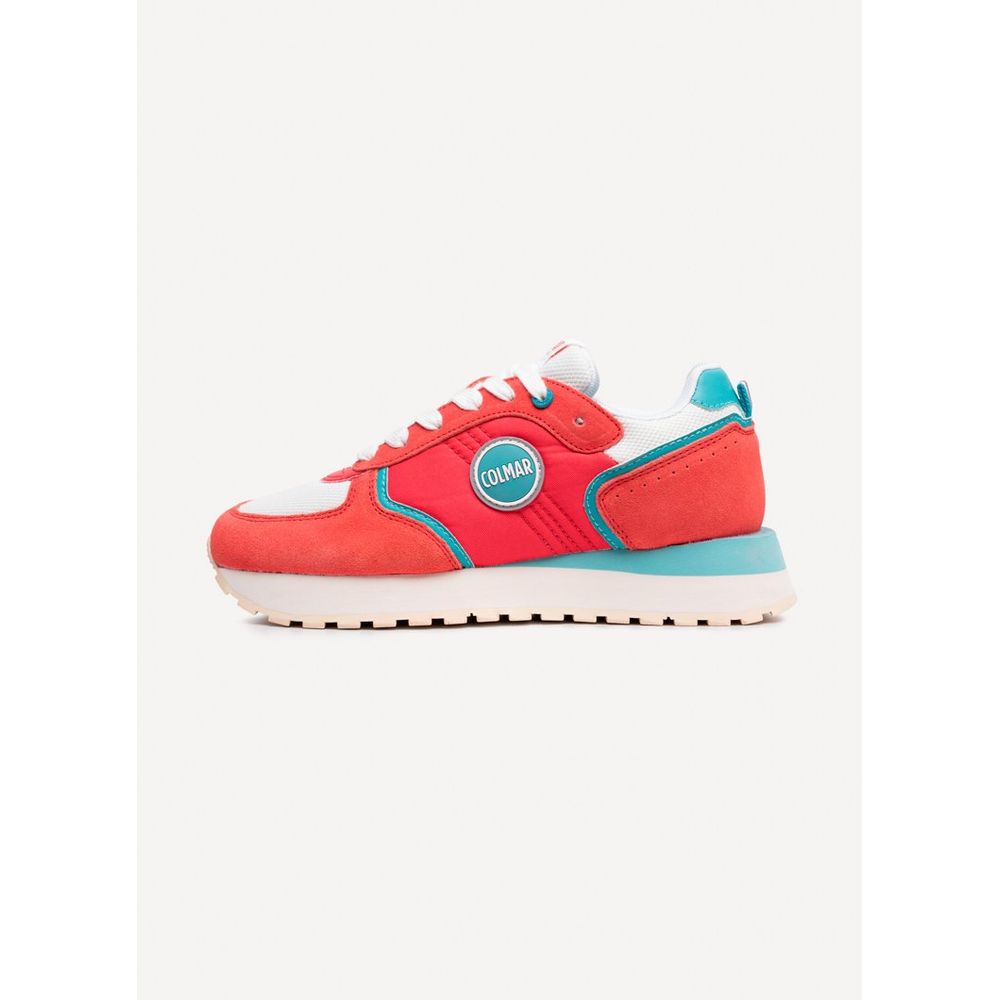 Baskets basses en cuir multicolore Colmar