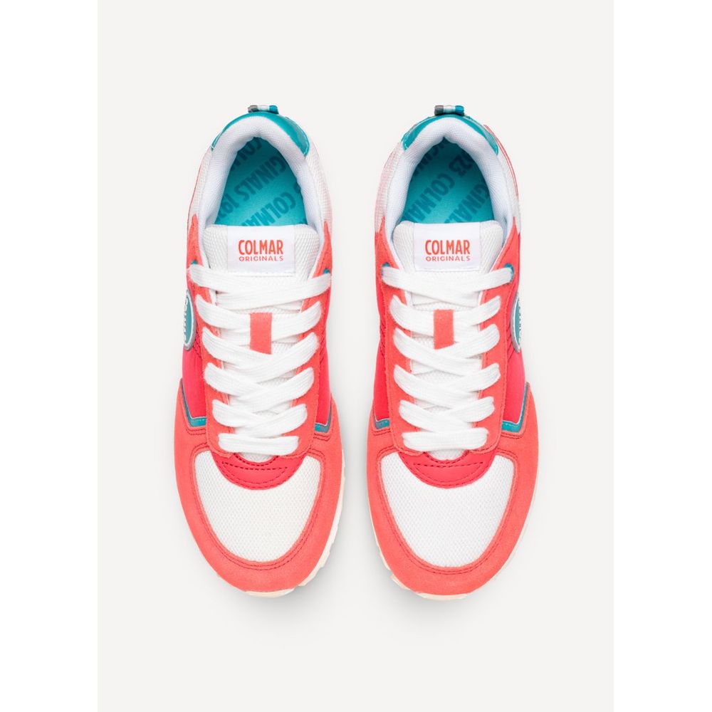 Baskets basses en cuir multicolore Colmar
