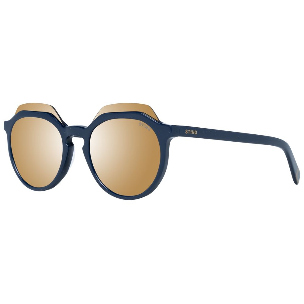 Lunettes de soleil en plastique bleu Sting