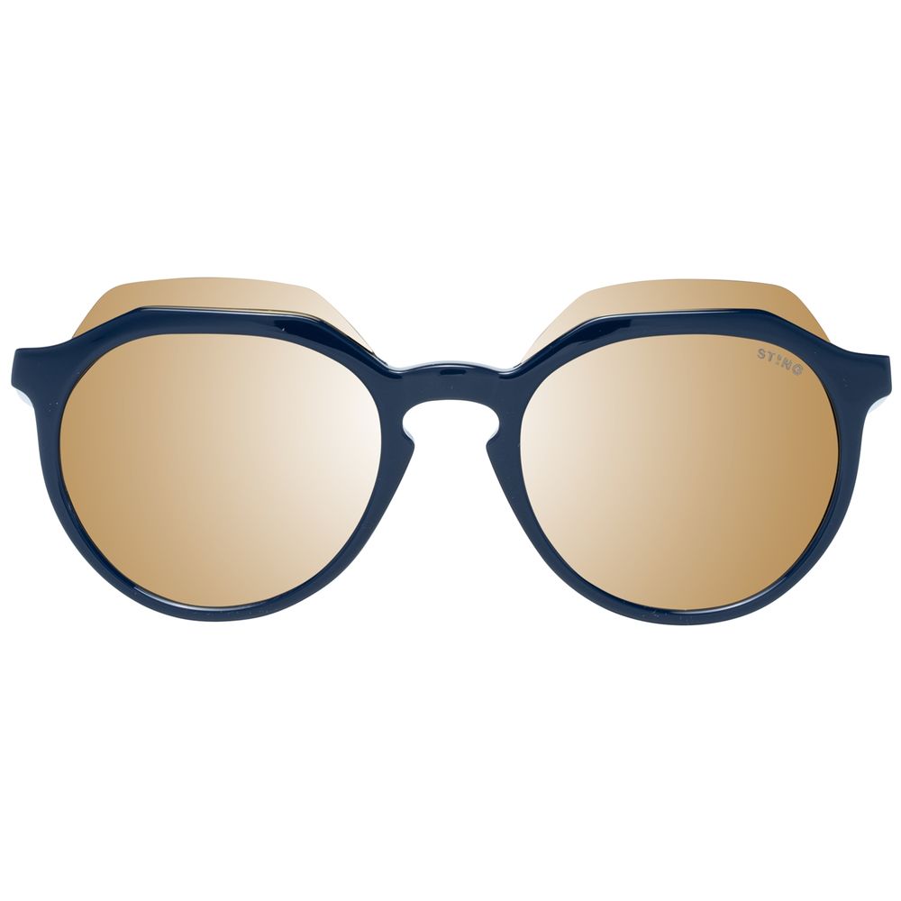 Lunettes de soleil en plastique bleu Sting