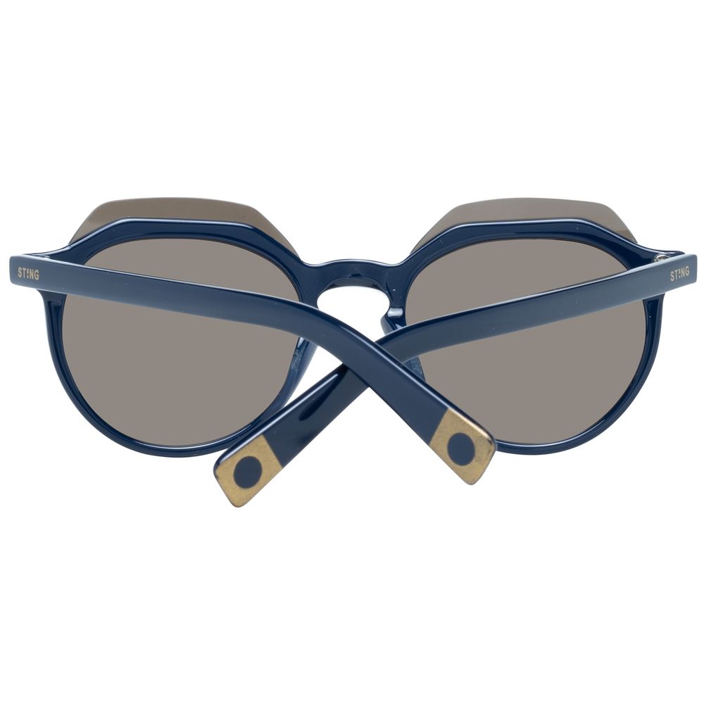 Lunettes de soleil en plastique bleu Sting