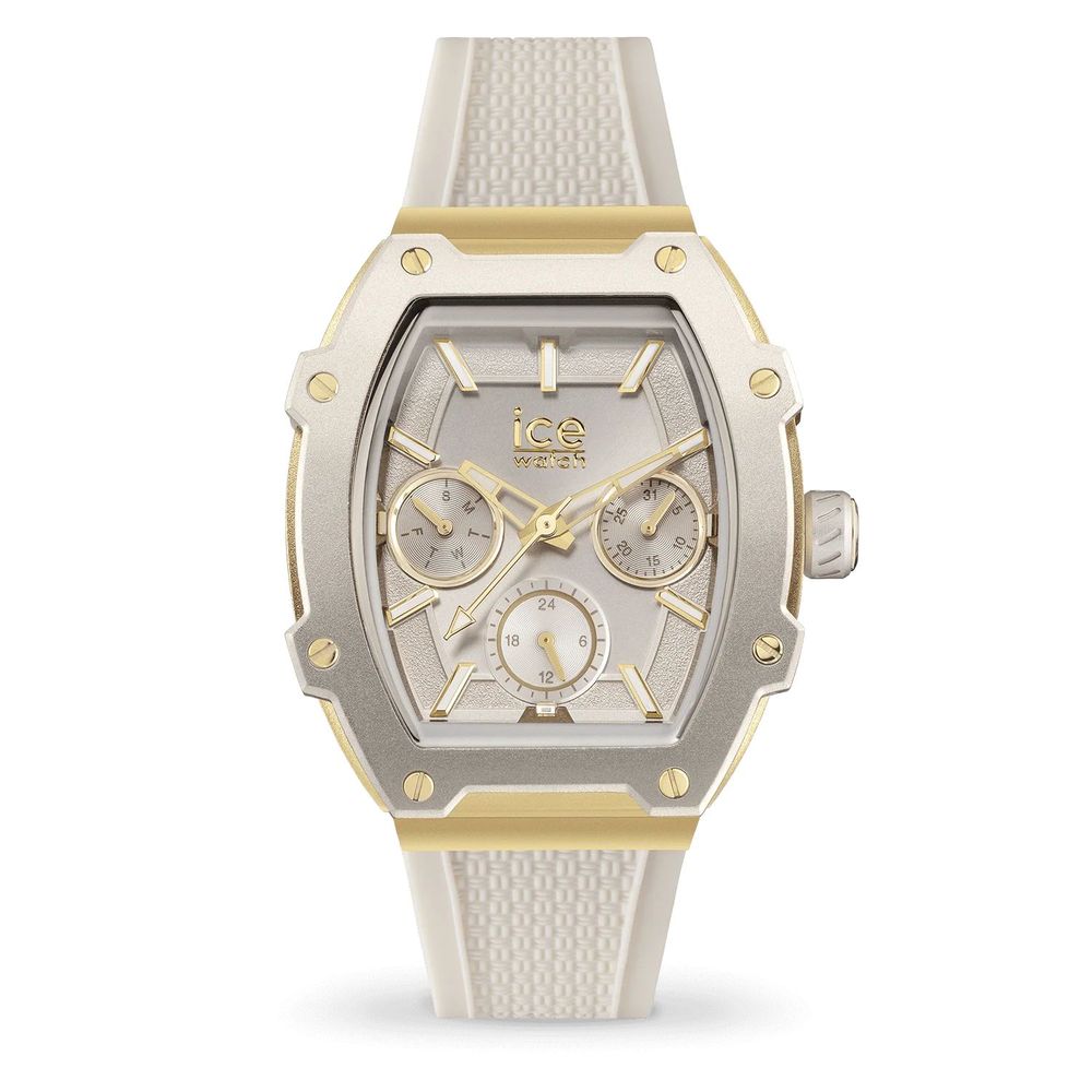 Montre habillée synthétique bleu glacé