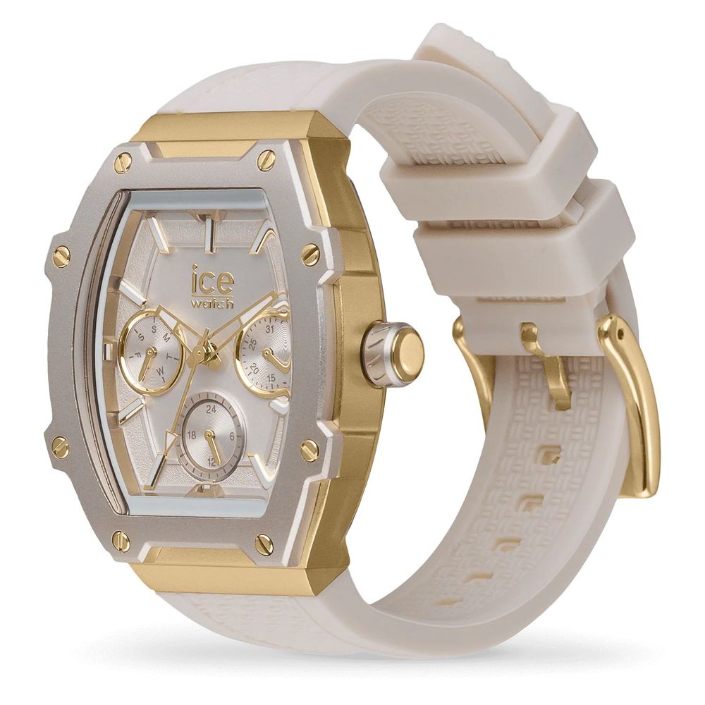 Montre habillée synthétique bleu glacé