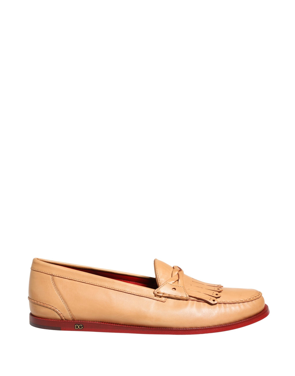Dolce & Gabbana Beige Slip On Loafers for Men