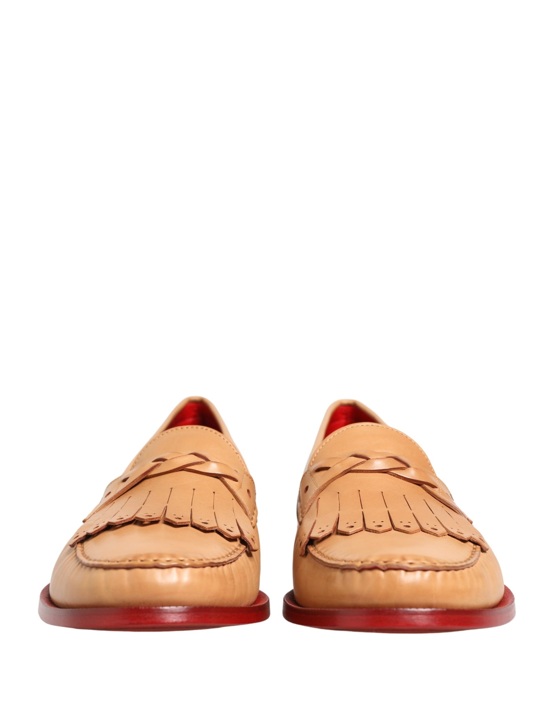 Dolce & Gabbana Beige Slip On Loafers for Men detail view