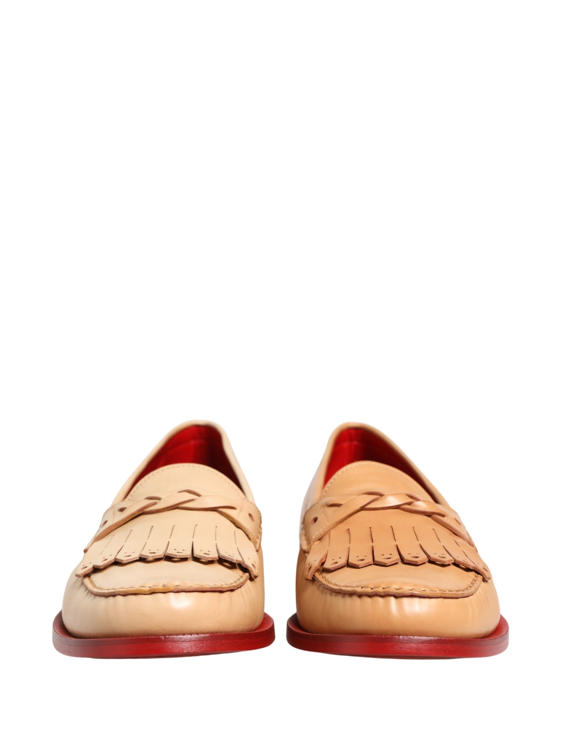 Dolce & Gabbana Beige Slip On Loafers for Men detail view