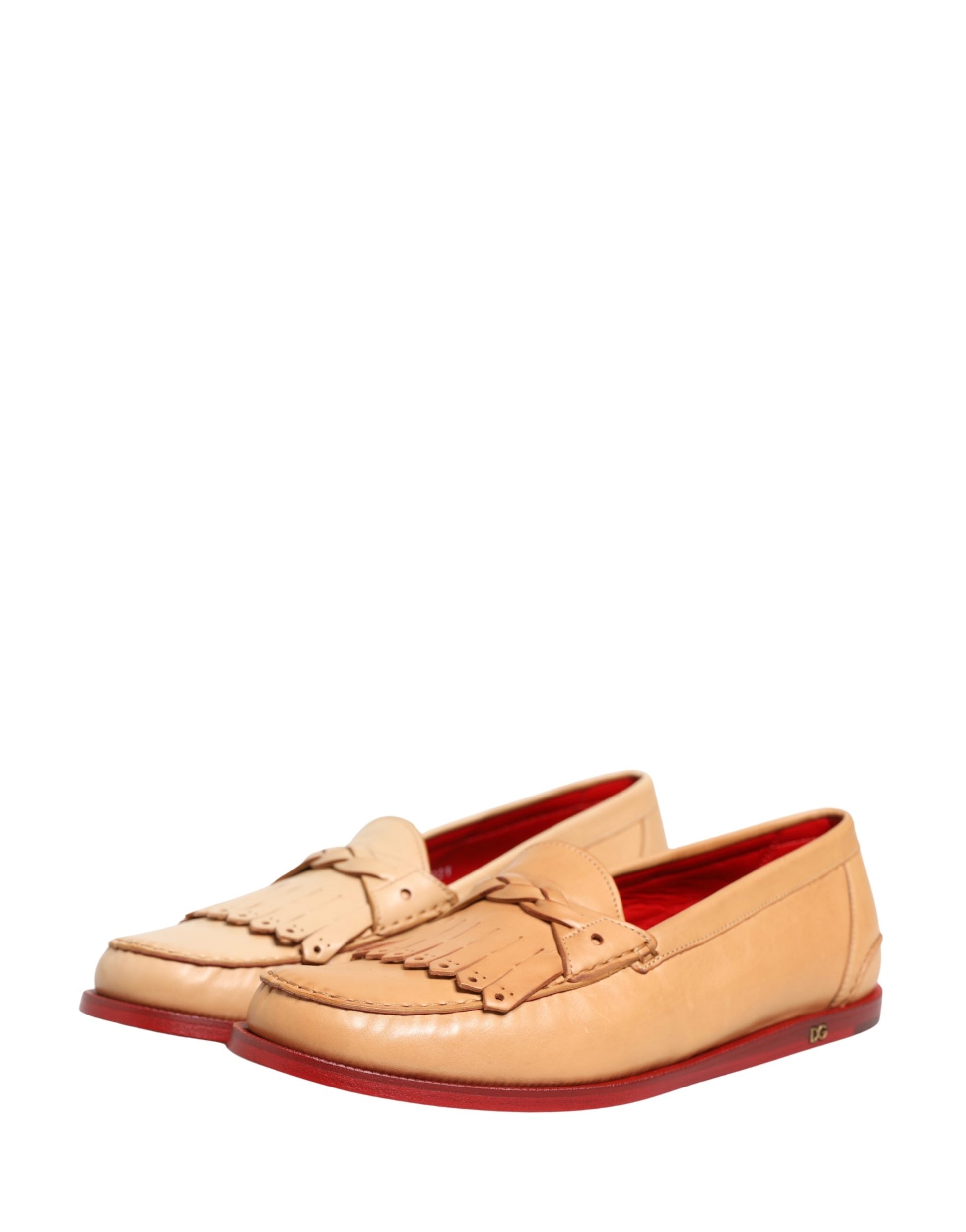 Dolce & Gabbana Beige Slip On Loafers for Men additional view