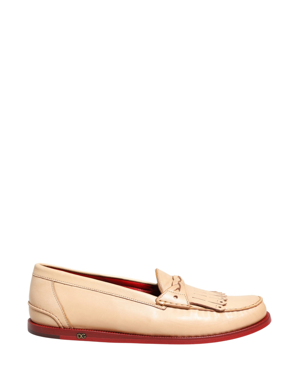 Dolce & Gabbana Beige Slip On Loafers for Men