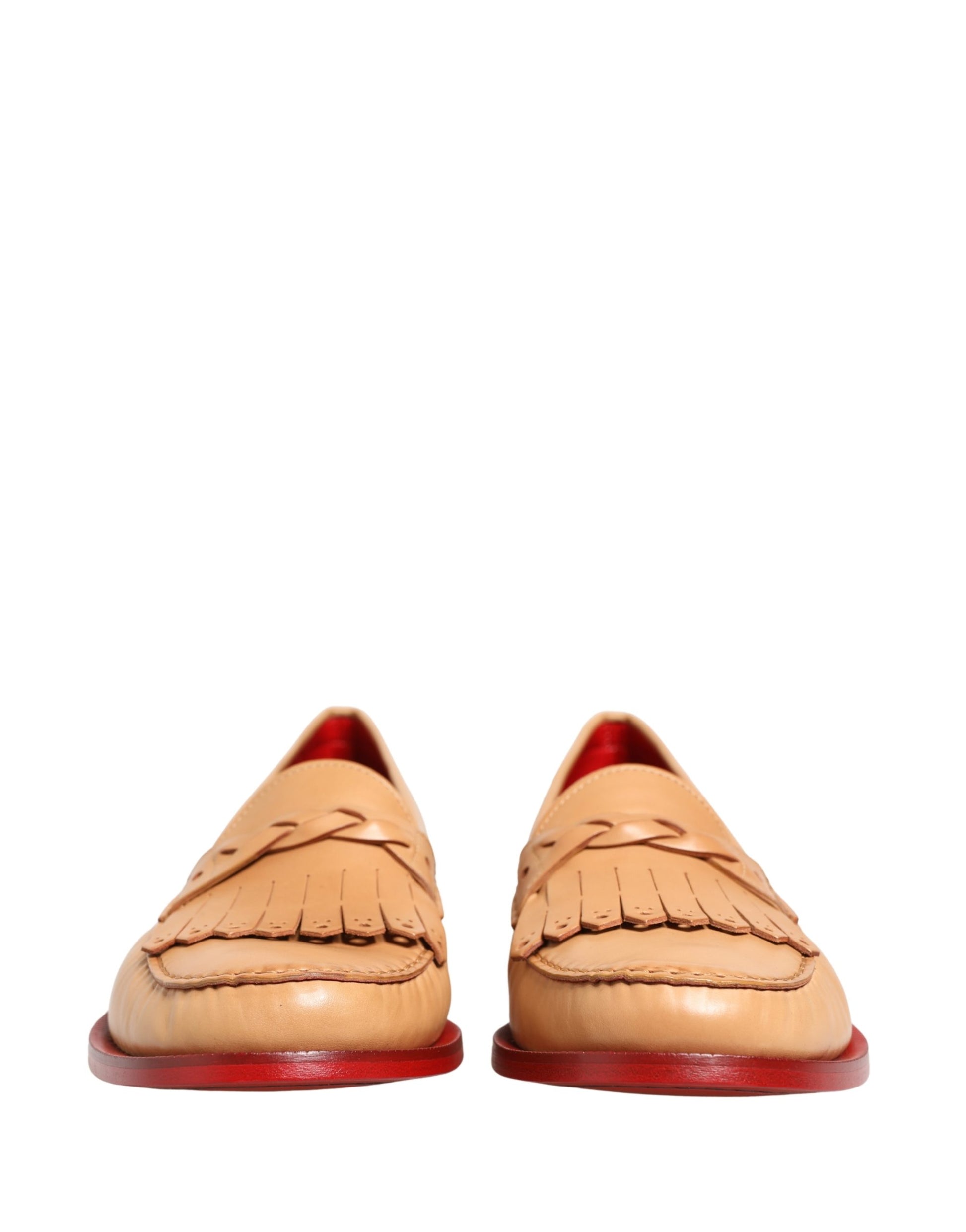 Dolce & Gabbana Beige Slip On Loafers for Men detail view