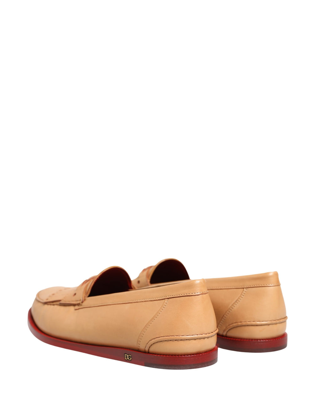 Dolce & Gabbana Beige Slip On Loafers for Men additional view